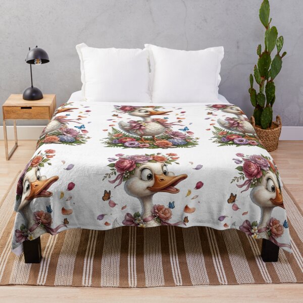 Item preview, Cottagecore Floral Duck Cute Duckling designed and sold by Sovereign Supply Co..