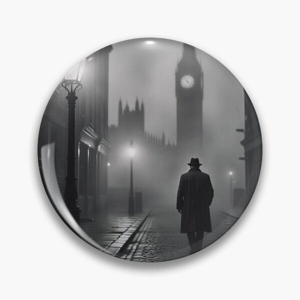 Item preview, London Fog - Enigmatic Goth Post-Punk UK City Art designed and sold by EnigmaticGoth.