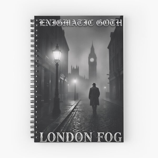 Item preview, London Fog - Enigmatic Goth Post-Punk UK City Art designed and sold by EnigmaticGoth.