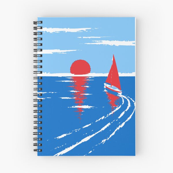 Item preview, Minimalist Ocean Scene Art  designed and sold by Studio pod Burom.