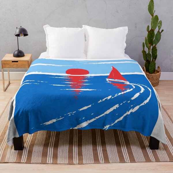 Item preview, Minimalist Ocean Scene Art  designed and sold by Studio pod Burom.