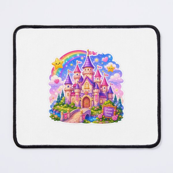 Item preview, Magical Fairy Tale Castle Sticker Art designed and sold by tommytvkids.