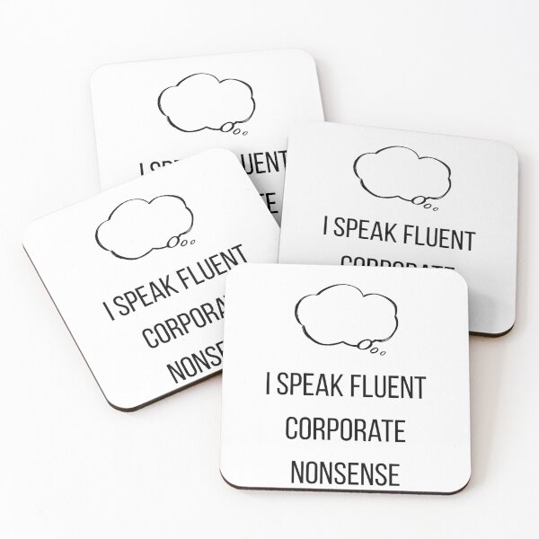 Item preview, I Speak Fluent Corporate Nonsense designed and sold by CorporateMood.