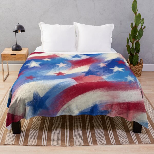 Item preview, Abstract Stars and Stripes Chalk Drawing designed and sold by LibertyForge-Co.