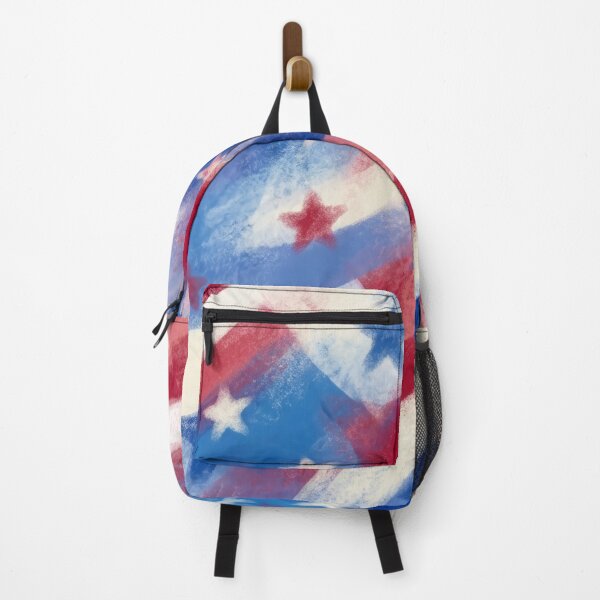 Item preview, Abstract Stars and Stripes Chalk Drawing designed and sold by LibertyForge-Co.