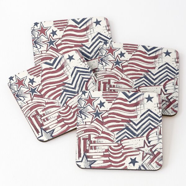 Item preview, Stars and Stripes Doodle designed and sold by LibertyForge-Co.