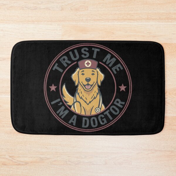 Item preview, Trust Me I’m A Dogtor Retro Veterinary Dog Lover Minimal Badge Design designed and sold by Im-Ara.