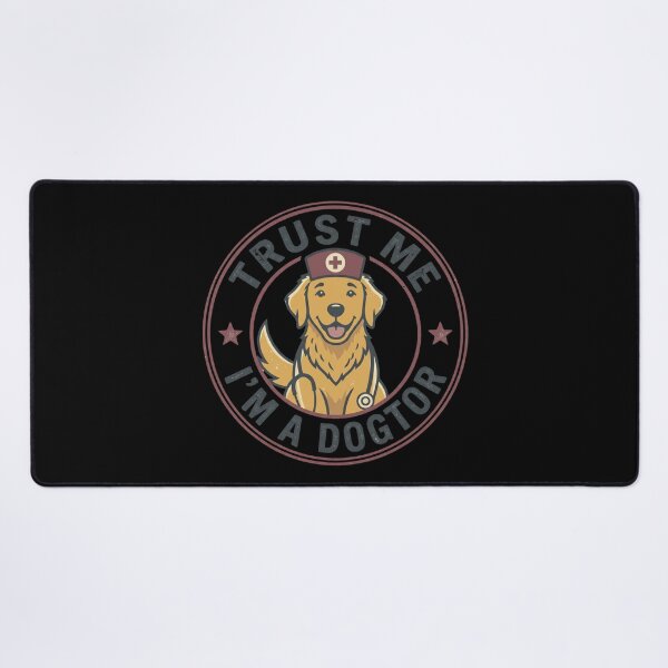 Item preview, Trust Me I’m A Dogtor Retro Veterinary Dog Lover Minimal Badge Design designed and sold by Im-Ara.