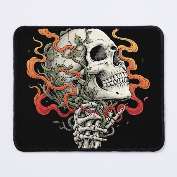 Item preview, Skull Flower and Smokes Flame designed and sold by nuel-art.