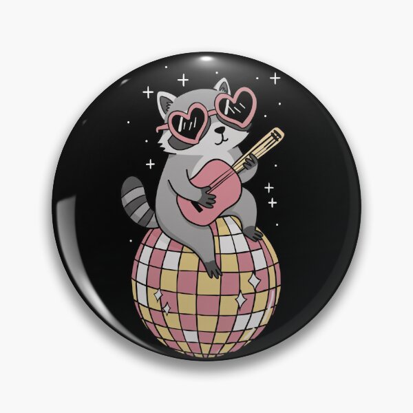 Item preview, Funny Raccoon Disco Ball Guitar Rave Zoo Boys Girls Kids designed and sold by rafaeltto.