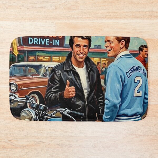Item preview, The Coolest Cat in Milwaukee – Happy Days Fine Art Print designed and sold by Art's Diner.