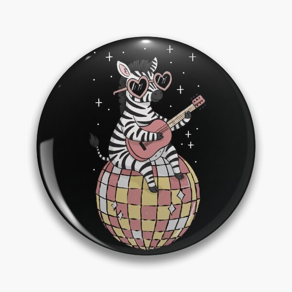 Item preview, Funny Zebra Disco Ball Guitar Rave Zoo Boys Girls Kids designed and sold by rafaeltto.
