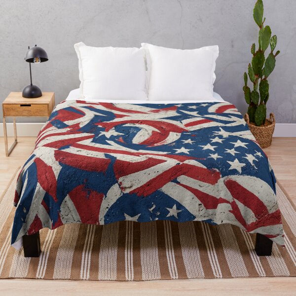 Item preview, Stars and Stripes Mural designed and sold by LibertyForge-Co.