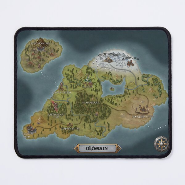 Item preview, OLDERUN - RPG MAP (FANTASY) designed and sold by JF-ArtPrints.