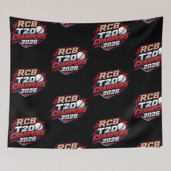 Item preview, RCB T20 Champions 2026 Cricket Victory Celebration designed and sold by KAWKAW-DRHM.