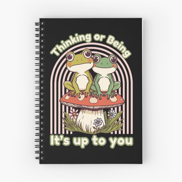 Item preview, Thinking or Being It's Up to You - Groovy Frogs Design designed and sold by tellia-kallisto.