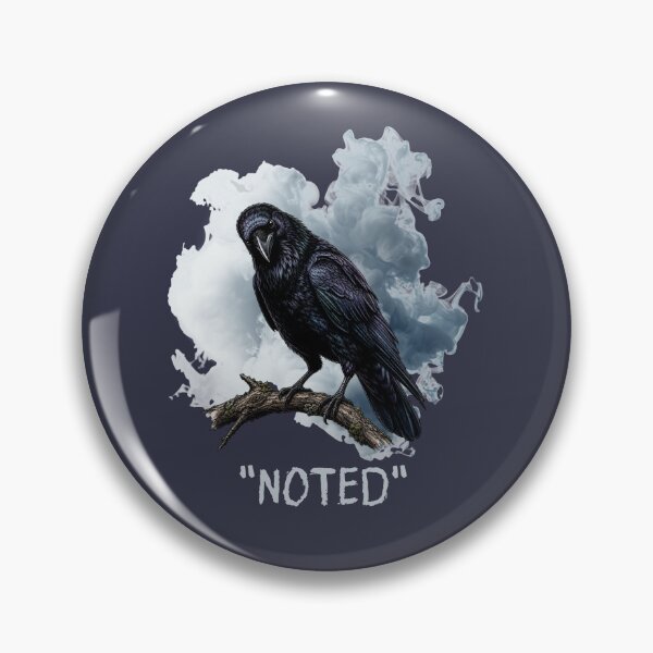 Item preview, Funny Sarcastic Crow Gothic Nature Design designed and sold by bloom&trowel.