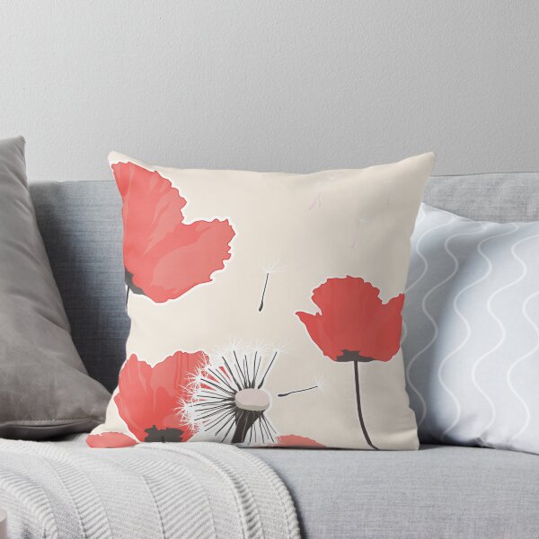 Item preview, Red Poppies Floral Art Print designed and sold by Studio pod Burom.