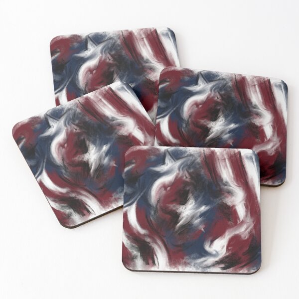 Item preview, Charcoal Red White and Blue USA designed and sold by LibertyForge-Co.