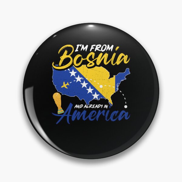 Item preview, I'm From Bosnia And Already In America Bosnia And Herzegovina Soccer Bosnia Heritage  designed and sold by KAWKAW-DRHM.