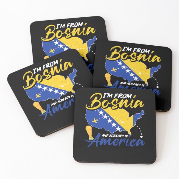 Item preview, I'm From Bosnia And Already In America Bosnia And Herzegovina Soccer Bosnia Heritage  designed and sold by KAWKAW-DRHM.