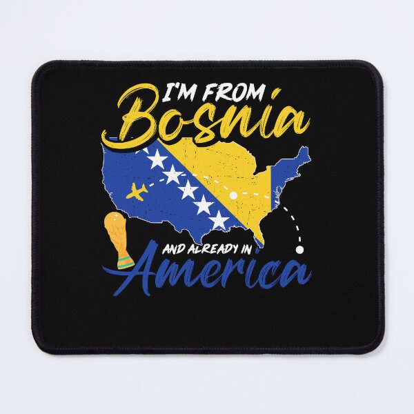 Item preview, I'm From Bosnia And Already In America Bosnia And Herzegovina Soccer Bosnia Heritage  designed and sold by KAWKAW-DRHM.