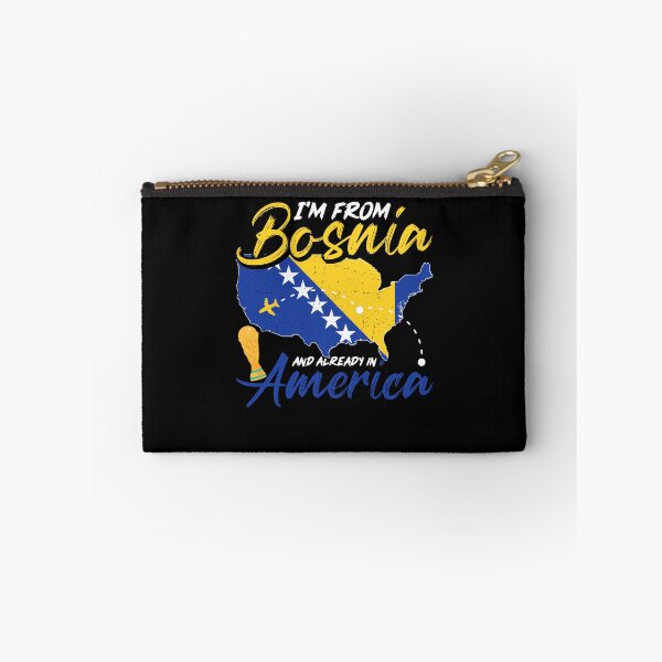Item preview, I'm From Bosnia And Already In America Bosnia And Herzegovina Soccer Bosnia Heritage  designed and sold by KAWKAW-DRHM.