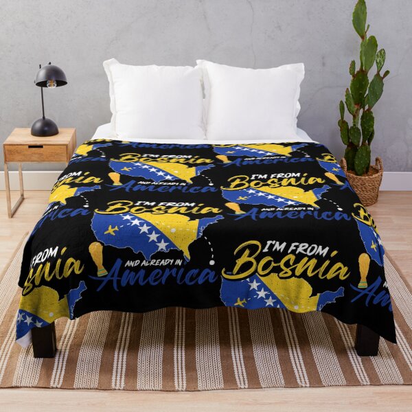 Item preview, I'm From Bosnia And Already In America Bosnia And Herzegovina Soccer Bosnia Heritage  designed and sold by KAWKAW-DRHM.