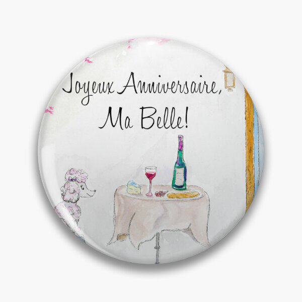 Item preview, Ooh La La Poodle Paris Birthday designed and sold by daphsam.