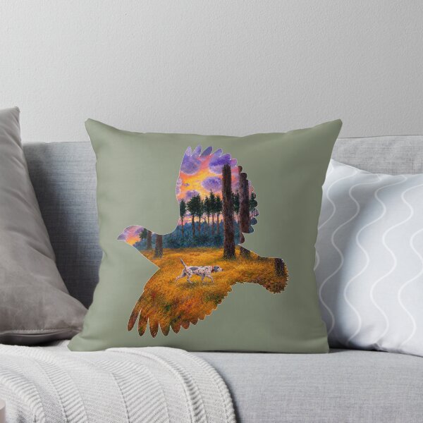 Artikelvorschau, grauer Jagdhund in Wachtelsilhouette entworfen und verkauft von Seyahshop.