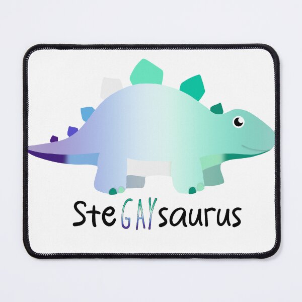 Item preview, Stegaysaurus (Gay Pride Dino) designed and sold by Becky-Marie.