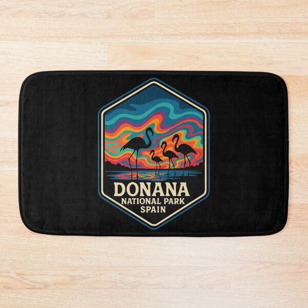 Item preview, Donana National Park Spain Retro Trippy Travel designed and sold by TomFrontierArt.