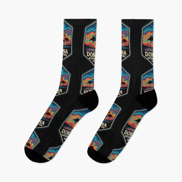Item preview, Donana National Park Spain Retro Trippy Travel designed and sold by TomFrontierArt.
