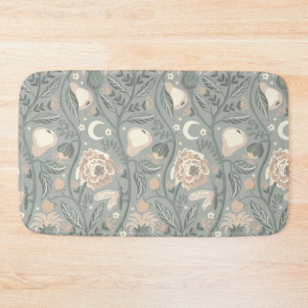 Item preview, Midnight Fruit Garden - Pastel Beige and Sage Green designed and sold by kobyakov.