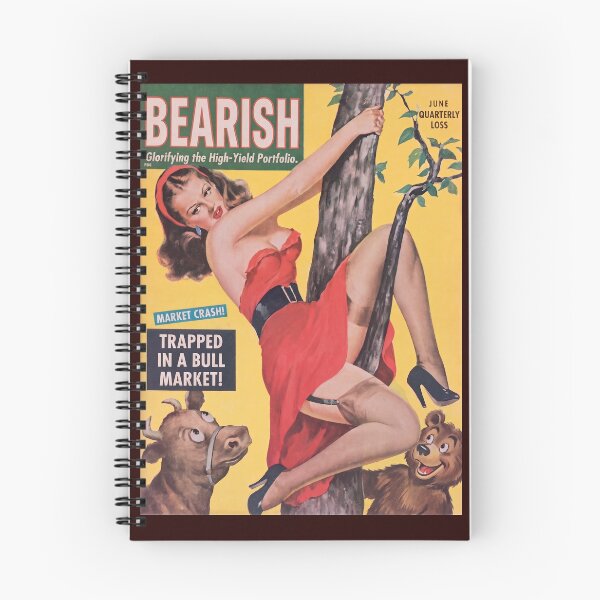 Item preview, BEARISH Magazine • Volatile Market Pin-Up designed and sold by graficsfx.