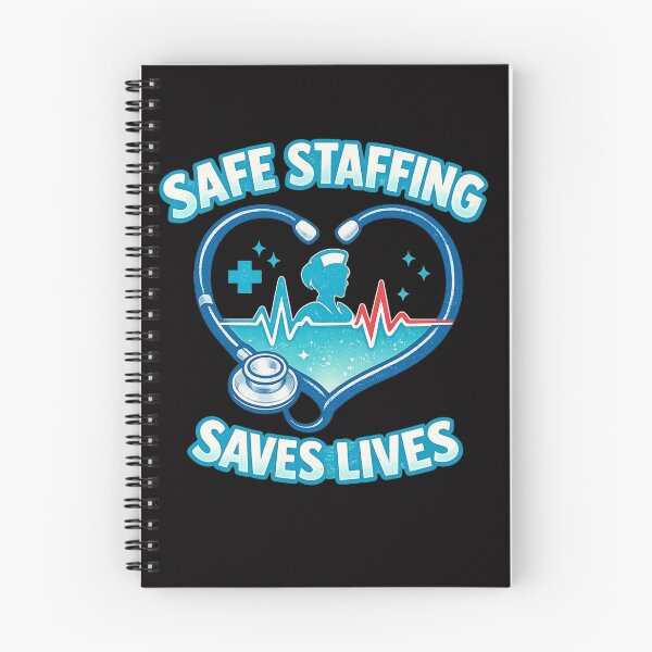 Item preview, Safe Staffing Saves Lives Nurse Heart designed and sold by FrameFlow.