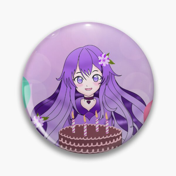Item preview, Anime Cool Teenager Girl With Chocolate Birthday Cake designed and sold by daphsam.