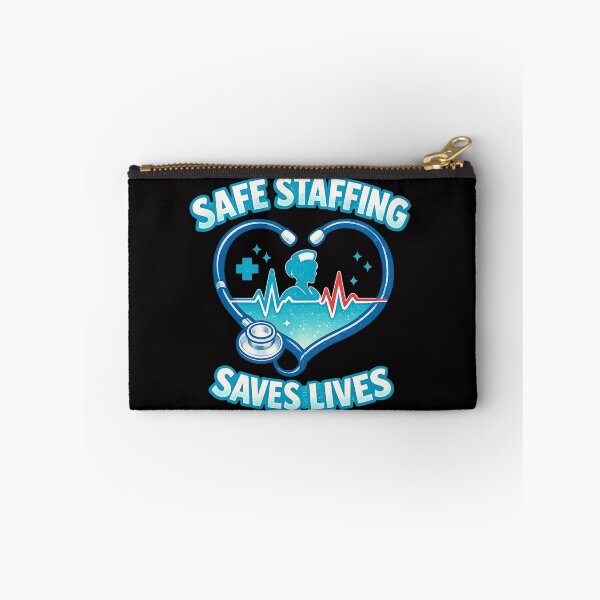 Item preview, Safe Staffing Saves Lives Nurse Heart designed and sold by FrameFlow.