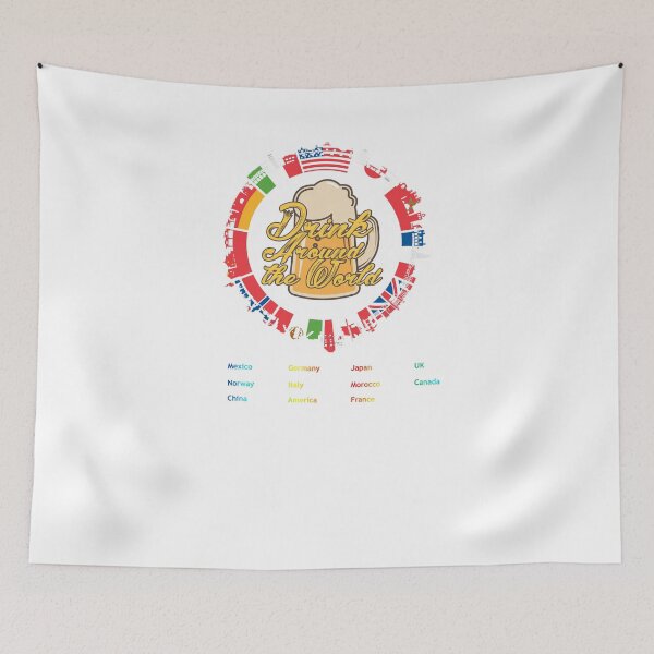 Item preview, Drink Around the World T-Shirt designed and sold by drbr92.