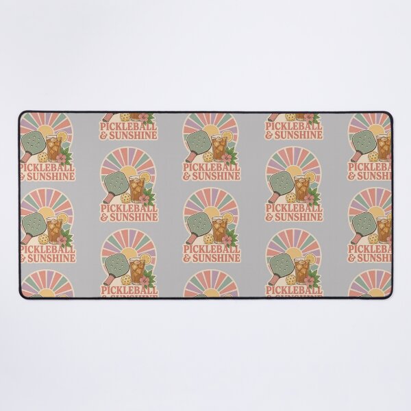 Item preview, Funny pickleball quote for girls - Pickleball and sunshine - Vintage retro pickleball art designed and sold by BelievingCreate.