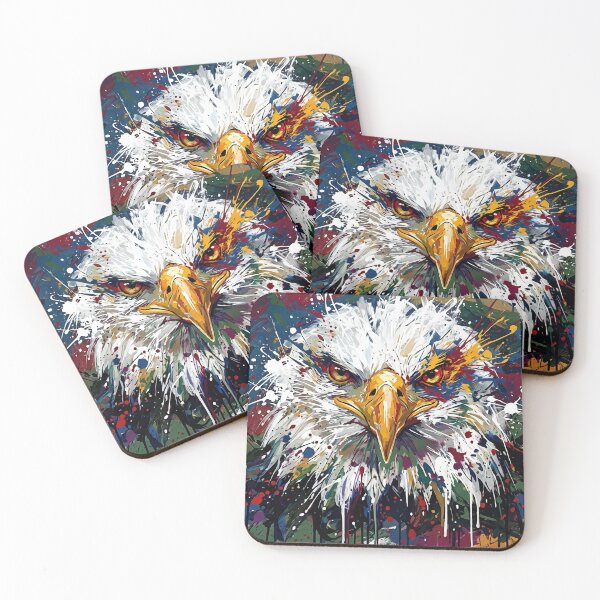 Item preview, Bald Eagle Paint Splatter designed and sold by LibertyForge-Co.
