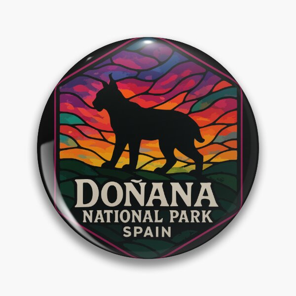 Item preview, Donana National Park Spain Stained Glass Travel designed and sold by TomFrontierArt.