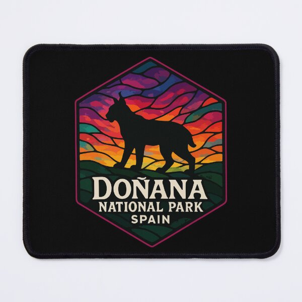 Item preview, Donana National Park Spain Stained Glass Travel designed and sold by TomFrontierArt.
