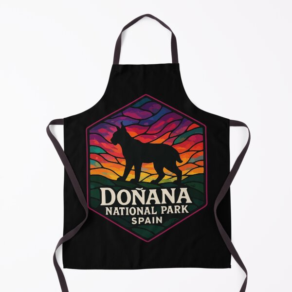 Item preview, Donana National Park Spain Stained Glass Travel designed and sold by TomFrontierArt.
