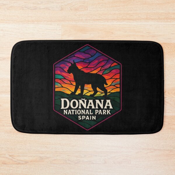 Item preview, Donana National Park Spain Stained Glass Travel designed and sold by TomFrontierArt.