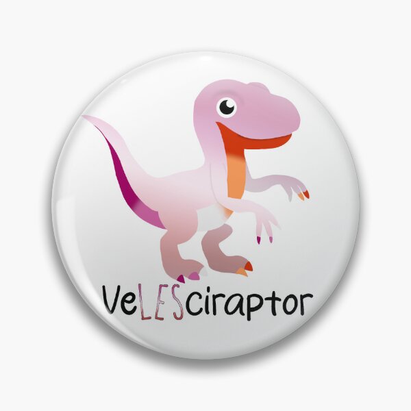 Item preview, Velesciraptor (lesbian Pride Dino) designed and sold by Becky-Marie.