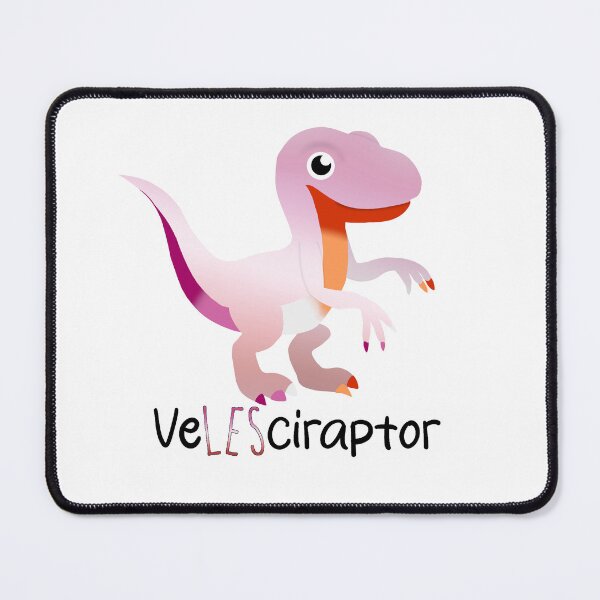 Item preview, Velesciraptor (lesbian Pride Dino) designed and sold by Becky-Marie.
