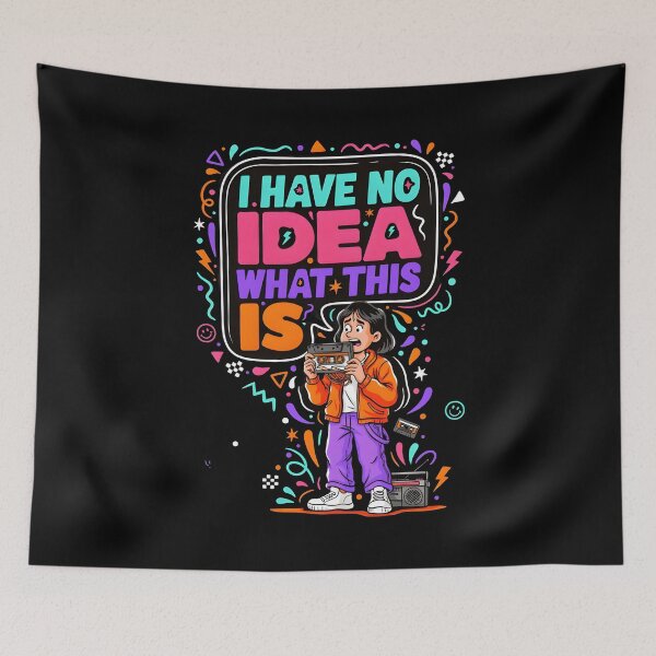 Item preview, I Have No Idea What This is 80s 90s Vintage Retro Throwback Humor designed and sold by Redgiant87x.