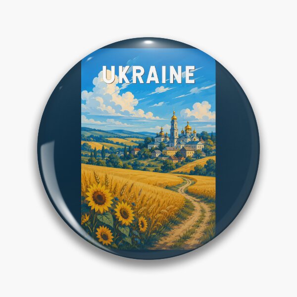 Item preview, Ukraine Illustration Travel Art Vintage designed and sold by KrisSidDesigns.