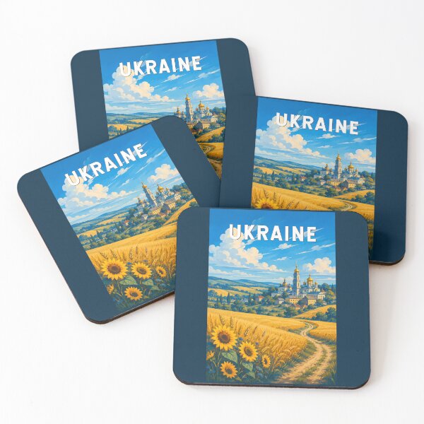 Item preview, Ukraine Illustration Travel Art Vintage designed and sold by KrisSidDesigns.